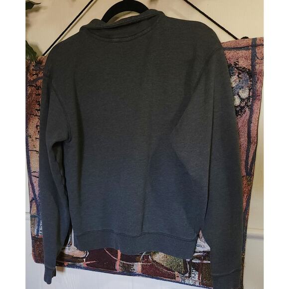 Pink Victoria’s Secret pullover 3/4 zip black sweat shirt XS - Picture 2 of 3